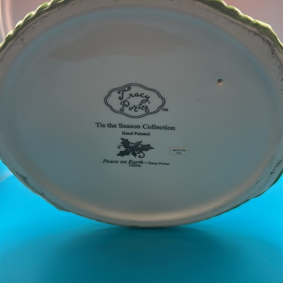 Tracy Porter Christmas Cake Plate - Picture 3 of 4